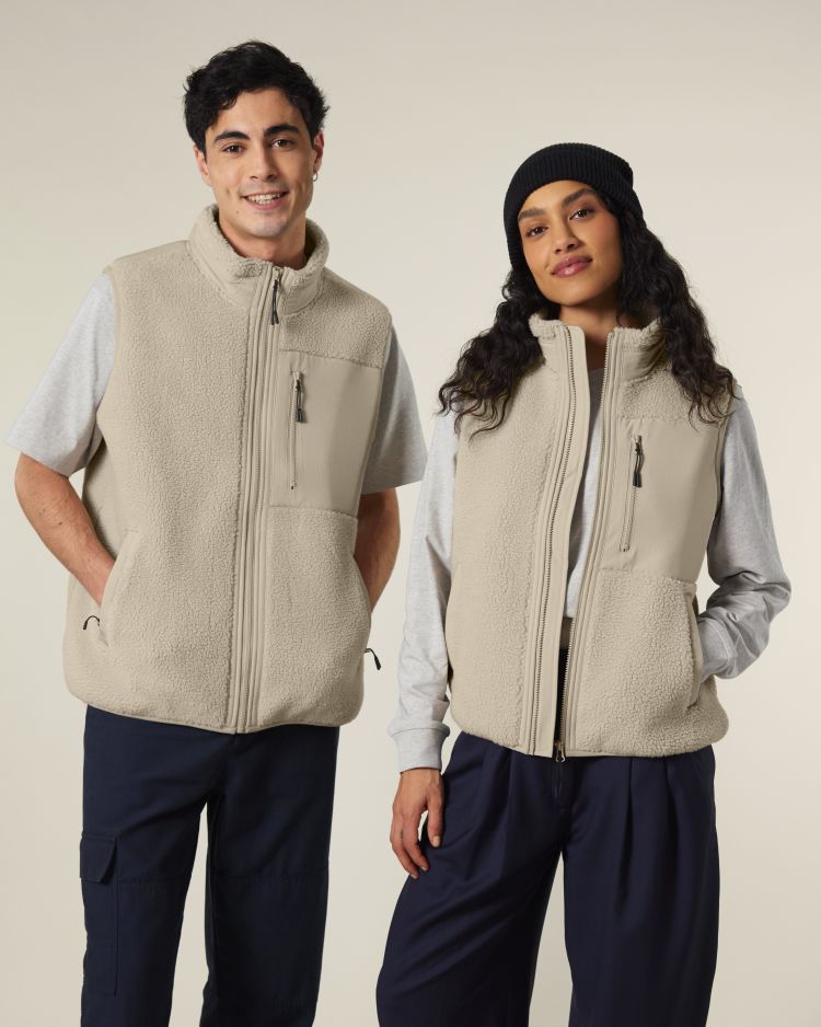 Stanley&Stella Liner - THE UNISEX SLEEVELESS SHERPA JACKET